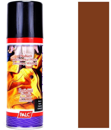 BRĄZOWY RENOWATOR W SPRAYU DO OBUWIA Z ZAMSZU I NUBUKU PALC 200 ml / G12-04