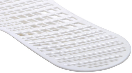 GULTIO PLASTIKOWE BIAŁE WOJSKOWE WKŁADKI DO BUTÓW KRATKA / G10-94