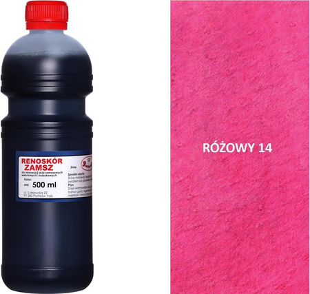 RENOSKÓR FARBA DO RENOWACJI ZAMSZU NUBUKU I WELURU 500 ML - NIEBIESKI / G13-05
