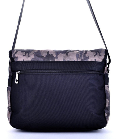 MILITARNA TORBA MĘSKA NA RAMIĘ WOJSKOWA LISTONOSZKA MORO CAMO BAG STREET / G4-85