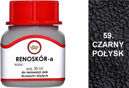 BARWNIK LAKIER WILBRA FARBA RENOSKÓR DO SKÓR GŁADKICH 200 ml - JEŻYNOWY 65 / G12-91