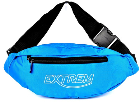 NIEBIESKA SASZETKA BIODROWA NERKA NA PAS BAG STREET EXTREME / G2-77