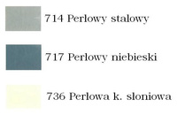 Perłowy niebieski 717