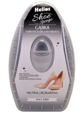 BEZBARWNA GĄBKA CZYSZCZĄCA DO OBUWIA CZYŚCIK HELIOS SHOE SPONGE / G12-61