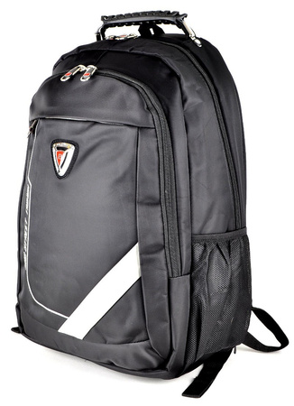 CZARNY WYTRZYMAŁY I SOLIDNY PLECAK MEJSKI TORNISTER AIRFLOW BAG STREET BLACK EDITION / G3-91