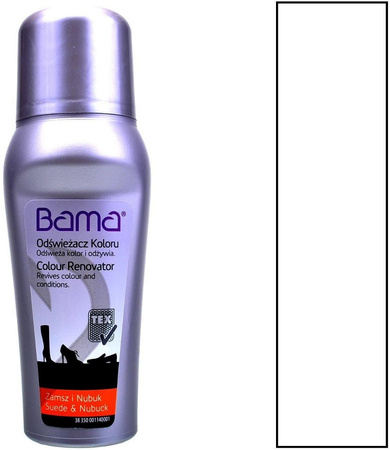 BEZBARWNY ODŚWIEŻACZ KOLORU DO ZAMSZU I NUBUKU BAMA COLOUR RENOVATOR / G12-19