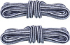 SZARO-CZARNE Sznurowadła TREKKINGOWE okrągłe 5 mm SOLIDNE Bawełniane Sznurówki do butów outdoor