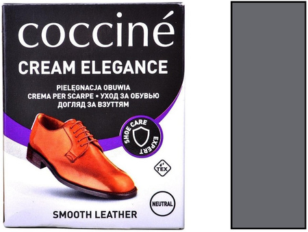 SZARA CIEMNA 211 PASTA DO SKÓRY GŁADKIEJ COCCINE CREAM ELEGANCE 50 ml / G12-11
