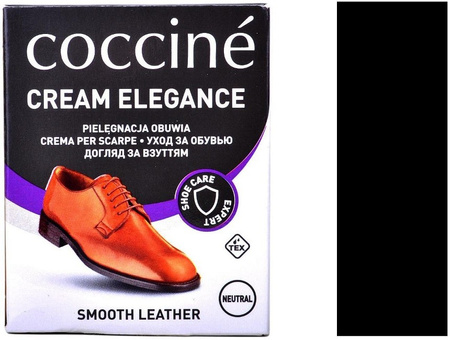 COCCINE CREAM ELEGANCE PASTA KREM DO OBUWIA ZE SKÓRY LICOWEJ 50 ml / G12-11