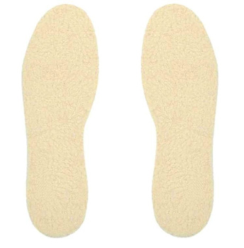 OCIEPLAJĄCE WKŁADKI DO BUTÓW NATURALNA WEŁNA OWCZA / G11-04