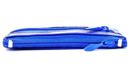 NIEBIESKIE SKÓRZANE ETUI NA KLUCZE OPRAWA SASZETKA NA SUWAK PITEREK BAG STREET / G4-57