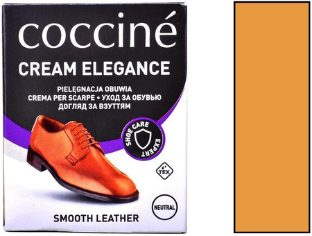 COCCINE CREAM ELEGANCE PASTA KREM DO OBUWIA ZE SKÓRY LICOWEJ 50 ml / G12-11