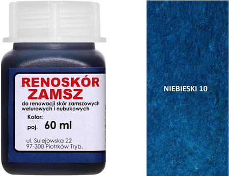 RENOSKÓR FARBA DO RENOWACJI ZAMSZU NUBUKU I WELURU 250 ML - ZIELONY / G12-98