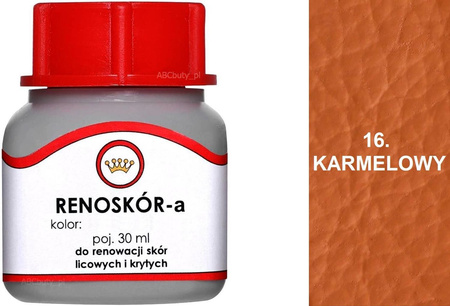 BARWNIK LAKIER WILBRA FARBA RENOSKÓR DO SKÓR GŁADKICH 200 ml - JEŻYNOWY 65 / G12-91