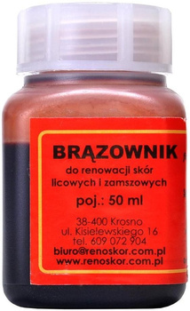 RENOSKÓR BRĄZOWNIK DO RENOWACJI SKÓR LICOWYCH I ZAMSZOWYCH 50 ml / G10-03