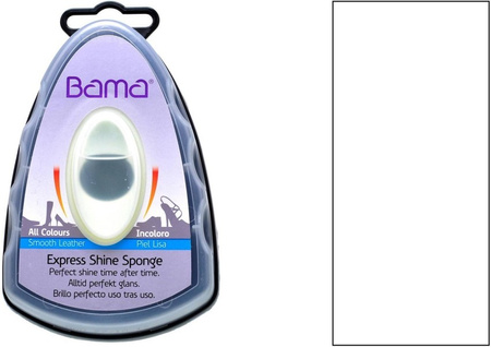 BEZBARWNY Czyścik Gąbka BAMA SHINE EXPRESS SHINE SPONGE H49 / G12-28