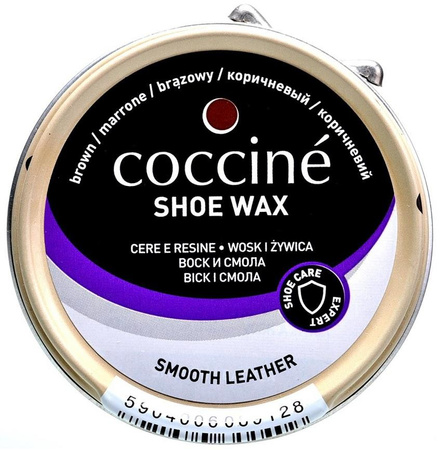 PASTA DO OBUWIA ZE SKÓRY LICOWEJ COCCINE SHOE WAX WOKS I ŻYWICA 40 ml / G12-07