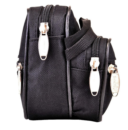 CZARNA PODRĘCZNA ORGANIZUJĄCA SASZETKA MĘSKA NYLON SANCHEZ CASUAL / G1-763