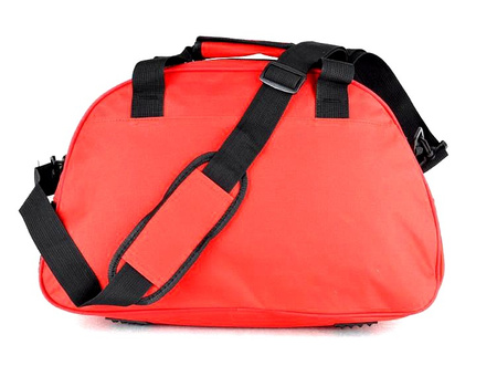 CZERWONA DUŻA SPORTOWA PODRÓŻNA TORBA NA BAGAŻ PODRĘCZNY TRAVEL BAG STREET / G2-495
