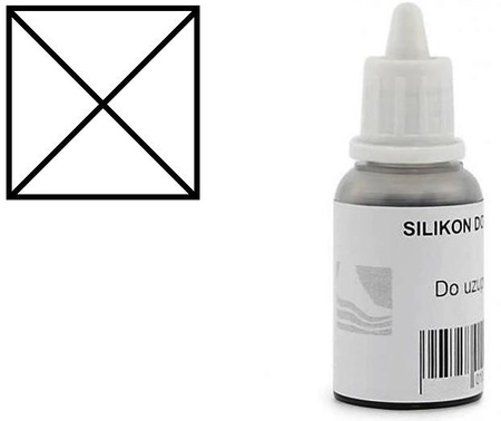 SILIKON 15 ml PŁYN DO UZUPEŁNIANIA CZYŚCIKÓW GĄBEK CZYSZCZĄCYCH DO OBUWIA / G11-39