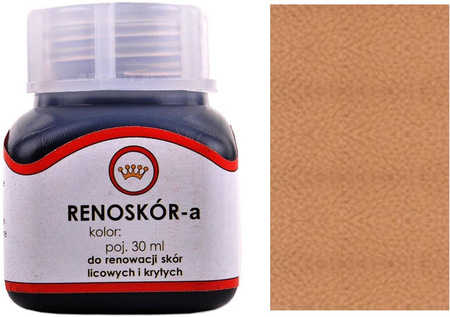 RENOSKÓR FARBA DO SKÓR LICOWYCH I KRYTYCH 30 ml - 60 KOLORÓW / G10-01