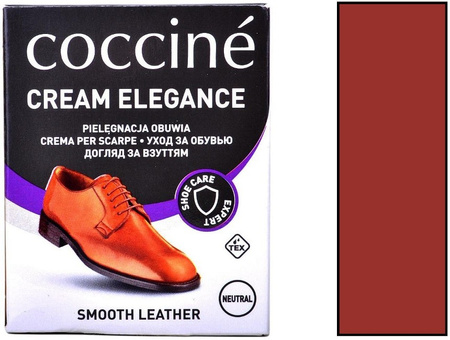 COCCINE CREAM ELEGANCE PASTA KREM DO OBUWIA ZE SKÓRY LICOWEJ 50 ml / G12-11