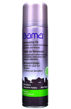 OLEJEK DO RENOWACJI OBUWIA Z ZAMSZU I NUBUKU BAMA RENOVATING OIL S20 250 ml / G12-26