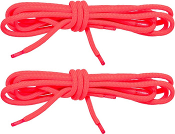 Jaskrawy RÓŻOWY NEON Sznurowadła SYNTETYCZNE Sportowe 4,5 mm OKRĄGŁE poliestrowe Sznurówki do butów adidasów