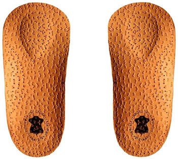 SKÓRZANE WKŁADKI DO BUTÓW 2/3 PEKARI + PODUSZKA LATEKSOWA / G10-78