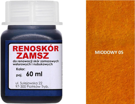 G9-99 RENOSKÓR FARBA DO ZAMSZU I NUBUKU 60 ml - BRĄZ JASNY