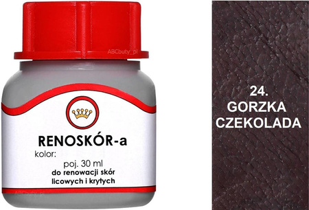 BARWNIK LAKIER WILBRA FARBA RENOSKÓR DO SKÓR GŁADKICH 480 ml - JEŻYNOWY 65 / G12-85