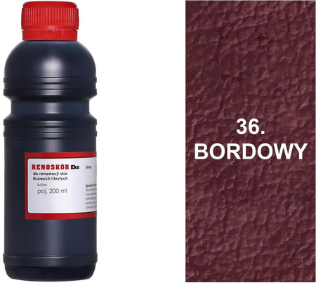 BARWNIK LAKIER WILBRA FARBA RENOSKÓR DO SKÓR GŁADKICH 480 ml - JEŻYNOWY 65 / G12-85