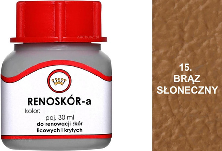 BARWNIK LAKIER WILBRA FARBA RENOSKÓR DO SKÓR GŁADKICH 480 ml - JEŻYNOWY 65 / G12-85