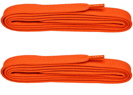 POMARAŃCZOWY NEON Sznurowadła SZEROKIE Syntetyczne 7 mm PŁASKIE Poliestrowe SZNURÓWKI 0,7 cm do adidasów trampek sneakers