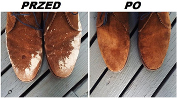 BRĄZ CIEMNY PŁYN DO RENOWACJI OBUWIA Z ZAMSZU NUBUKU WELURU Renoskór z aplikatorem - gąbką 75 ml / G13-06