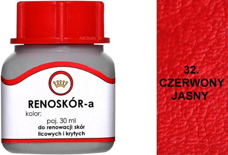 BARWNIK LAKIER WILBRA FARBA RENOSKÓR DO SKÓR GŁADKICH 480 ml - JEŻYNOWY 65 / G12-85