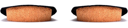 CZARNE SKÓRZANE PODWYŻSZAJĄCE STOPĘ KOREKCYJNE PODPIĘTKI KORKOWE 2,5 CM - 25 mm / G10-64
