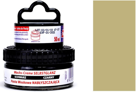 BEŻOWA PASTA WOSKOWA NABŁYSZCZAJĄCA DO OBUWIA / G11-98