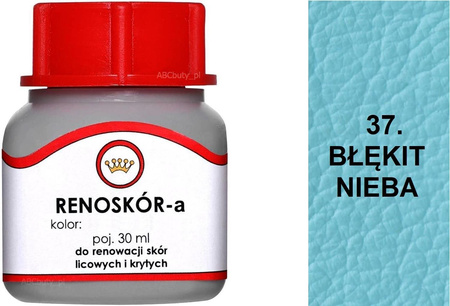 BARWNIK LAKIER WILBRA FARBA RENOSKÓR DO SKÓR GŁADKICH 200 ml - GOŁĘBI BŁĘKIT 72 / G12-91
