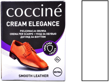 COCCINE CREAM ELEGANCE PASTA KREM DO OBUWIA ZE SKÓRY LICOWEJ 50 ml / G12-11