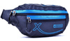 CZARNA NIEBIESKA SASZETKA BIODROWA NERKA NA PAS WATERPROOF BAG STREET EXTREM / G4-72