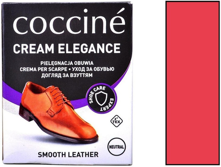 COCCINE CREAM ELEGANCE PASTA KREM DO OBUWIA ZE SKÓRY LICOWEJ 50 ml / G12-11