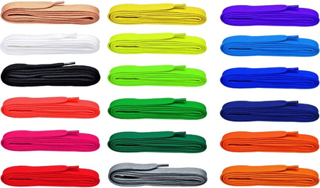 BEŻOWE Sznurowadła SZEROKIE Syntetyczne 7 mm PŁASKIE Poliestrowe SZNURÓWKI 0,7 cm do adidasów trampek sneakers