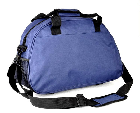 GRANATOWA ŚREDNIA SPORTOWA PODRÓŻNA TORBA NA BAGAŻ PODRĘCZNY TRAVEL BAG STREET / G2-496