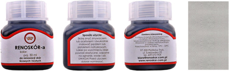 FARBA RENOSKÓR DO SKÓR GŁADKICH 30 ml - PLATYNOWO-SIWY / G10-01