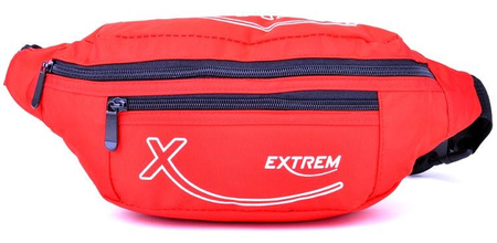 CZERWONA SASZETKA BIODROWA MIEJSKA CODZIENNA UNISEX NERKA BAG STREET EXTREME / G4-25